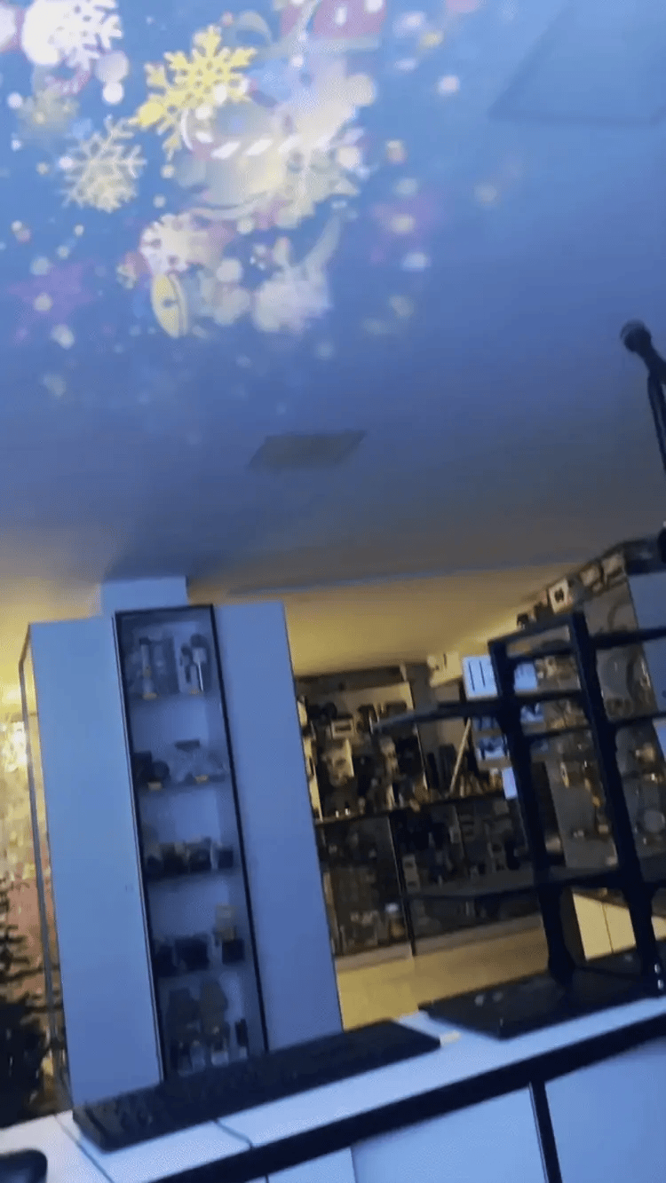 PROYECTOR DE FIGURAS NAVIDEÑAS